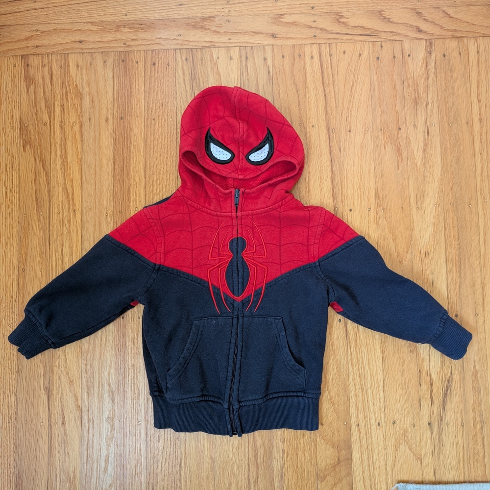 Marvel Red and Black Spider-Man Kids Jacket